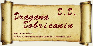 Dragana Dobričanin vizit kartica